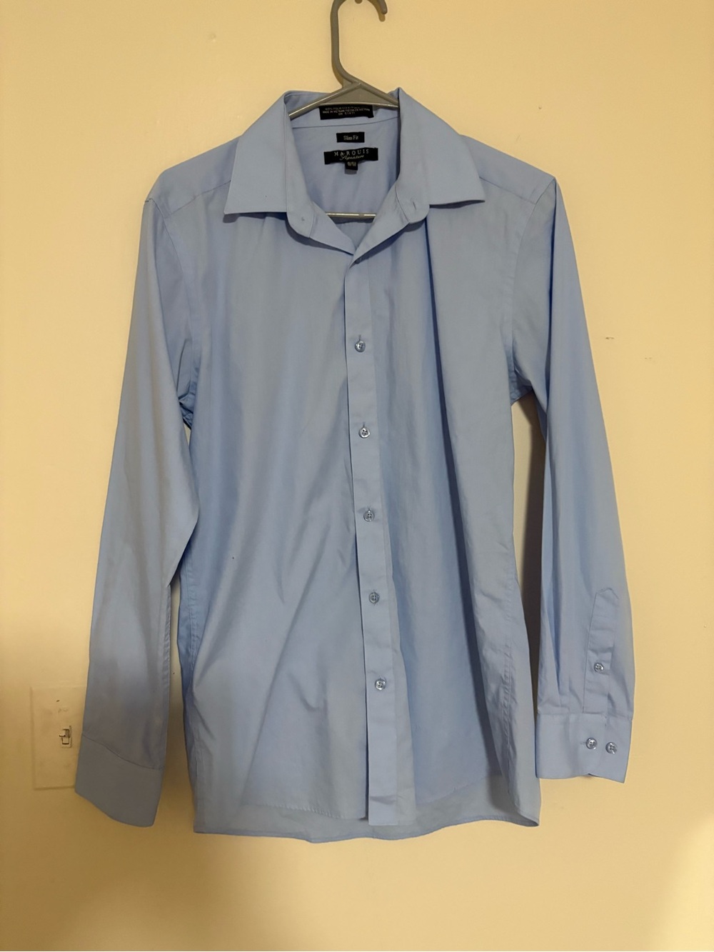 Marquise Light Blue Men's Dress Shirt
